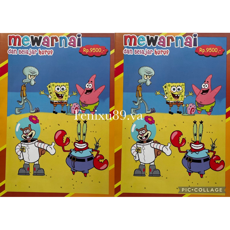 Buku Mewarnai Spongebob Jumbo