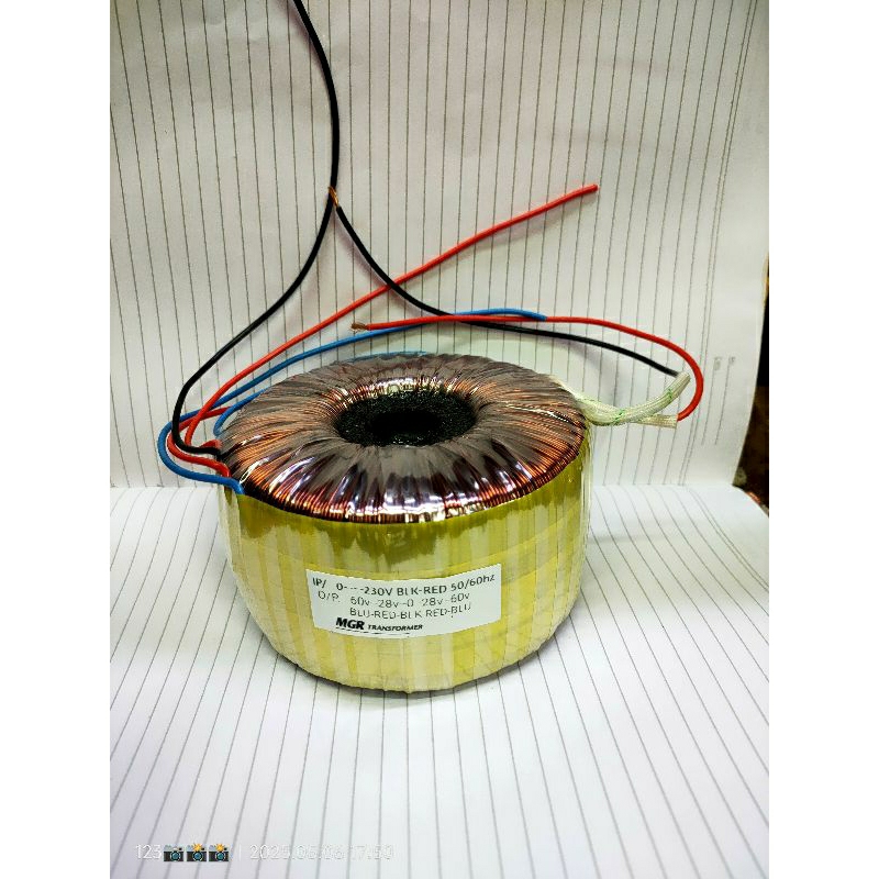trafo speaker aktip huper ha400 ( 60v 28v 0 28v 60v )