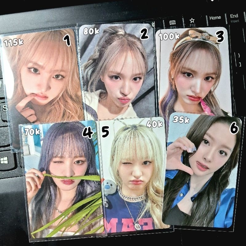 pc photocard liz ive i've mine switch alive sullyoon nmixx