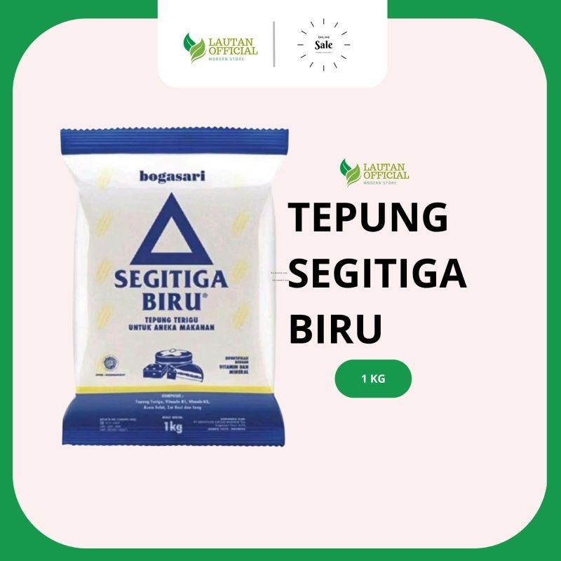 

Tepung Terigu Segitiga Biru 1 KG