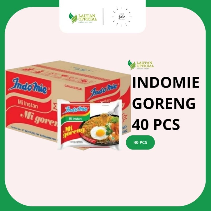 

INDOMIE GORENG 1 DUS ISI 40 PCS