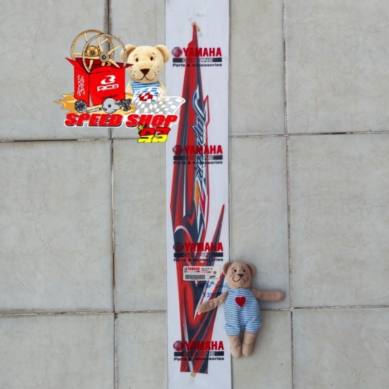 Striping body belakang kanan Jupiter Z Burhan Orange hitam 2006 Original YGP