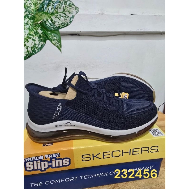 Promo Skechers Pria Slip ins Skechers Air Element 2.0-New Wind NVY - Skechers Ori