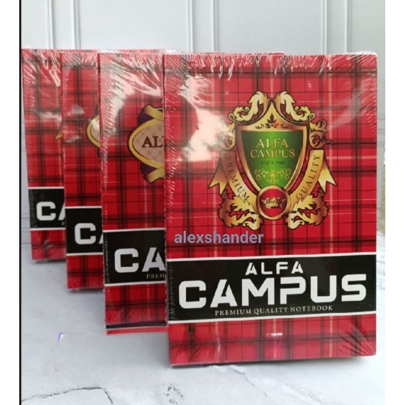 

RB 1 Pack 10 Buku - Buku Tulis Boxy Alfa Campus 50 Lembar