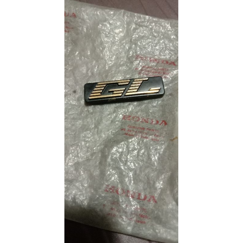 emblem logo emblim emblem sticker emblem spedometer Honda GL 100 GL100 GL125 original NOS