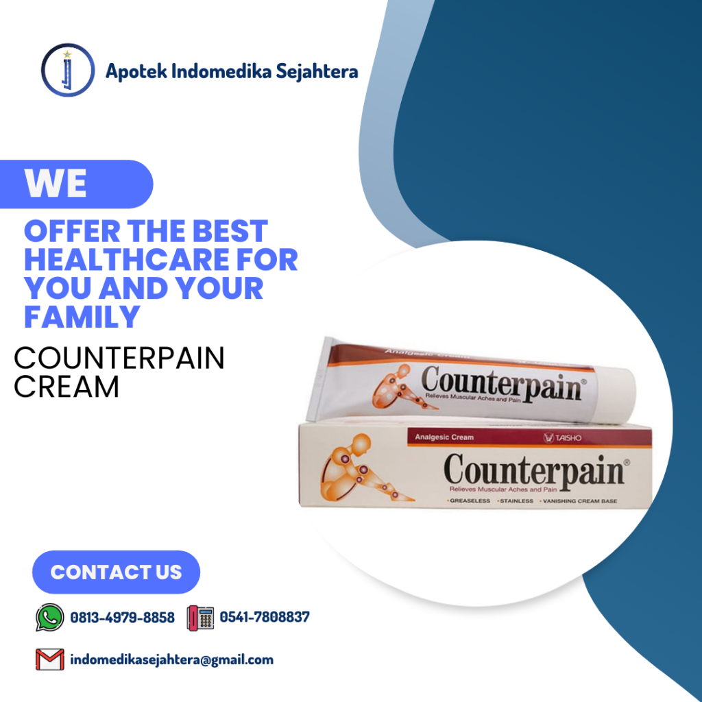 COUNTERPAIN CREAM 5 GRAM / COUNTERPAIN CREAM 15 GRAM / COUNTERPAIN CREAM 30 GRAM / COUNTERPAIN CREAM