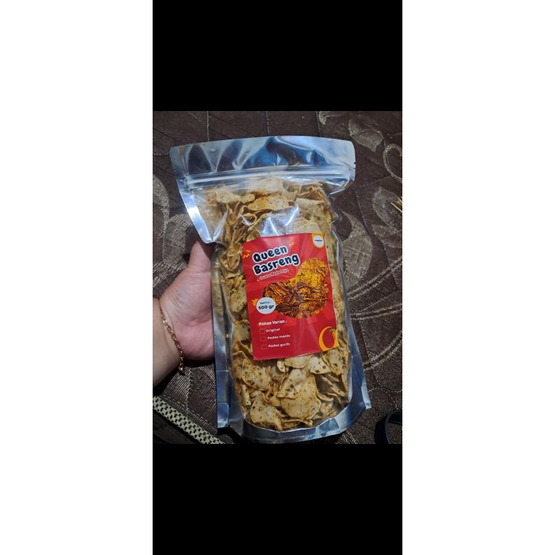 

Queen basreng 500 gram pedas asin