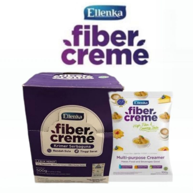 

[1 pak] FIBER CREME ELLENKA CREAMER 100gr isi 5 pcs