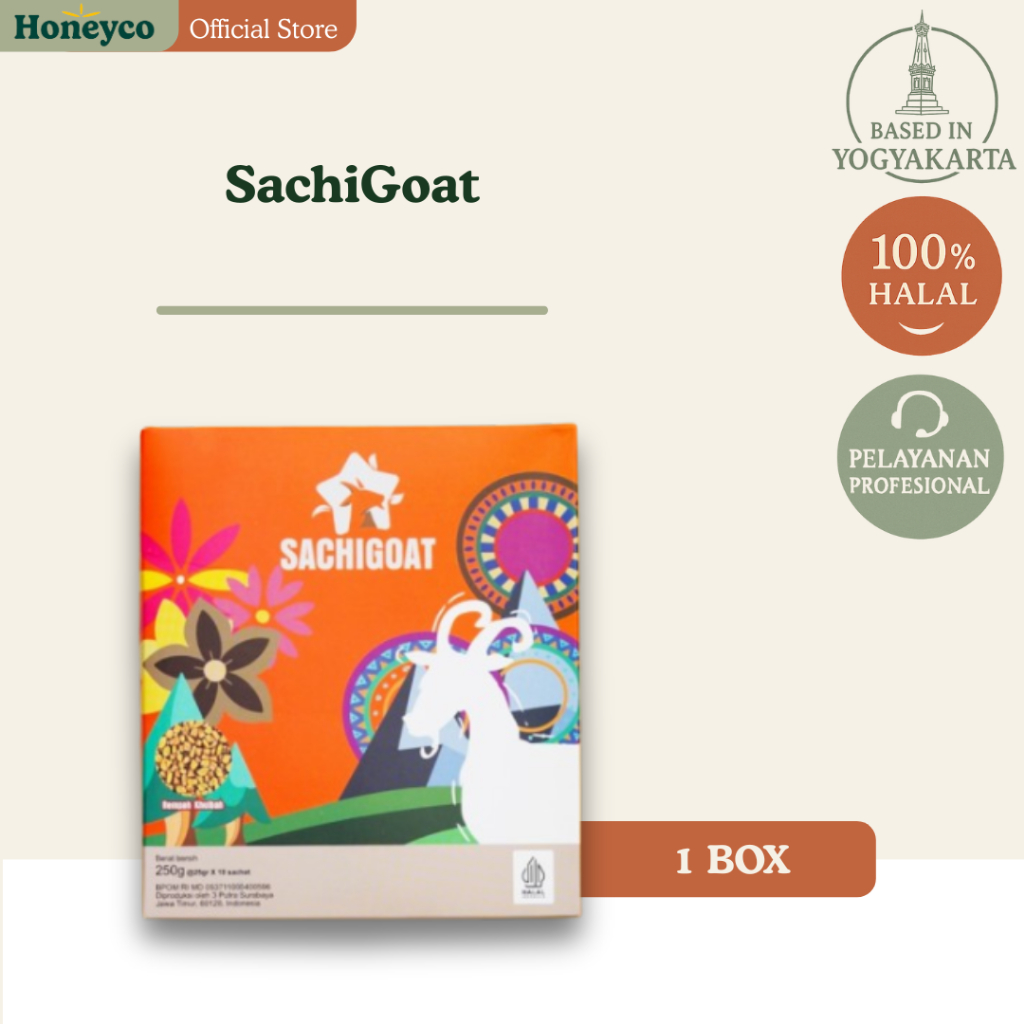 

Sachigoat Susu Kambing Superfood with Gula Aren, Fenugreek, and First Press Sacha Inchi Oil