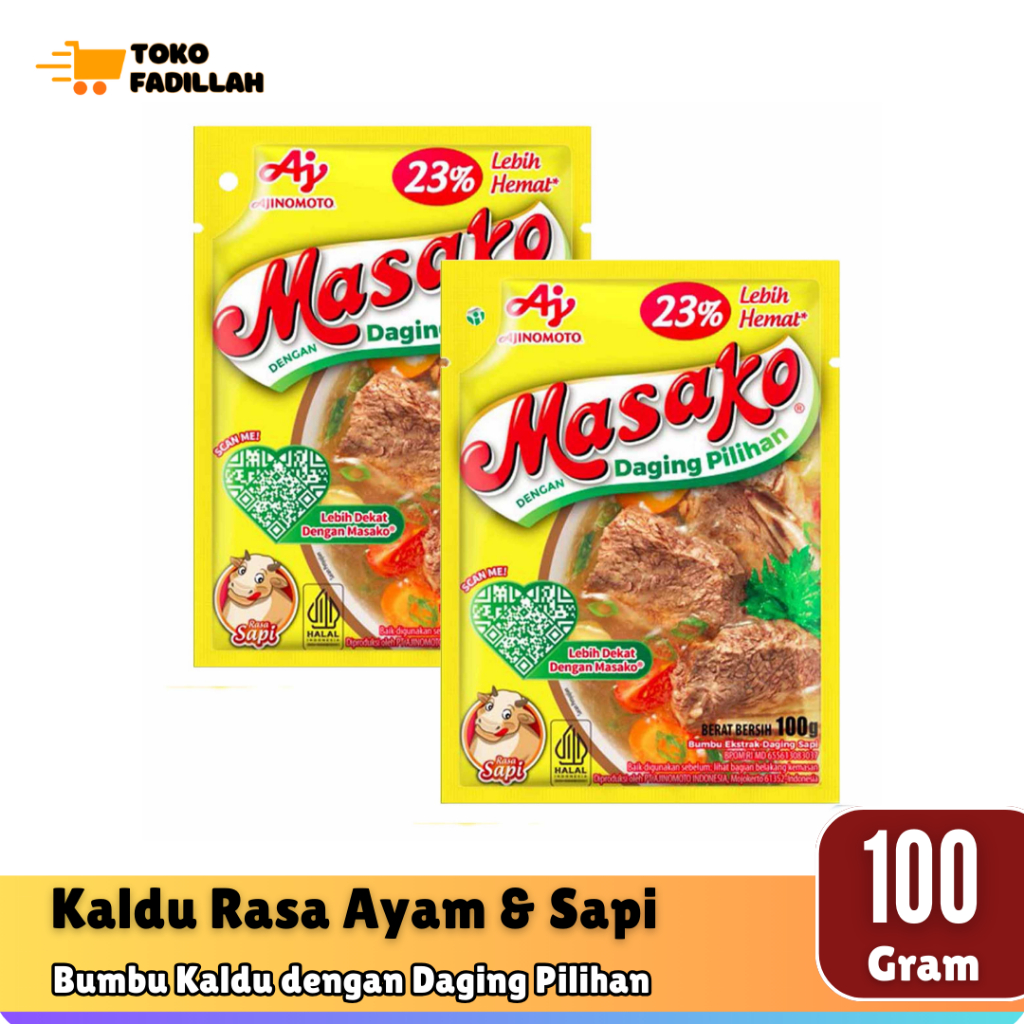 

Masako Bumbu Kaldu Ayam & Sapi 100 gr