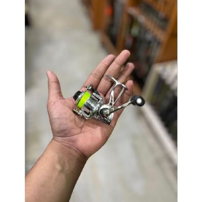reel mini reel 100 reel tokos metal hoox free senar reel kecil reel micro fishing reel tanago