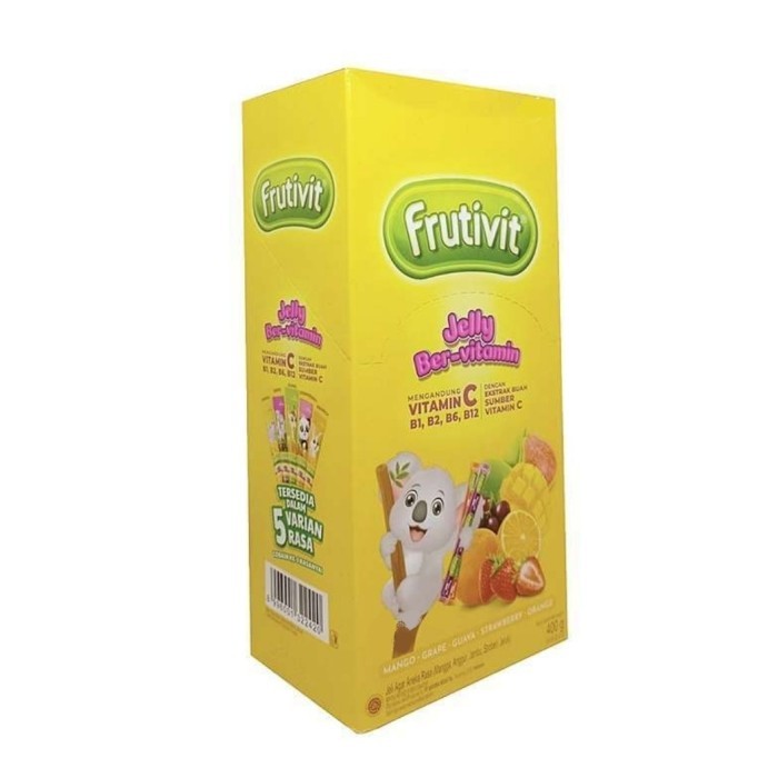 

Frutivit Jelly Bervitamin C Jeli Agar Aneka Rasa isi 20 pcs