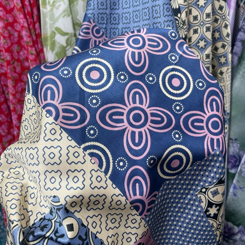 kain maxmara luxury motif panelan premium - kain maxmara silk - kain maxmara original md