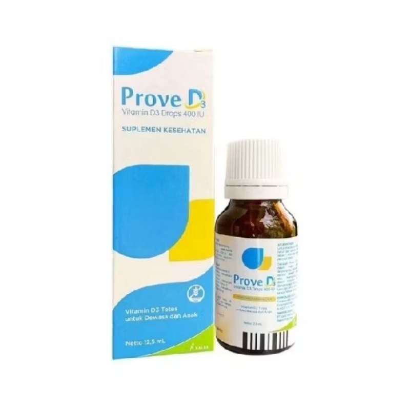 Prove D3 Drop - Vitamin D3 400 |U Tetes 12.5 MLUntuk Dewasa Dan Anak Original