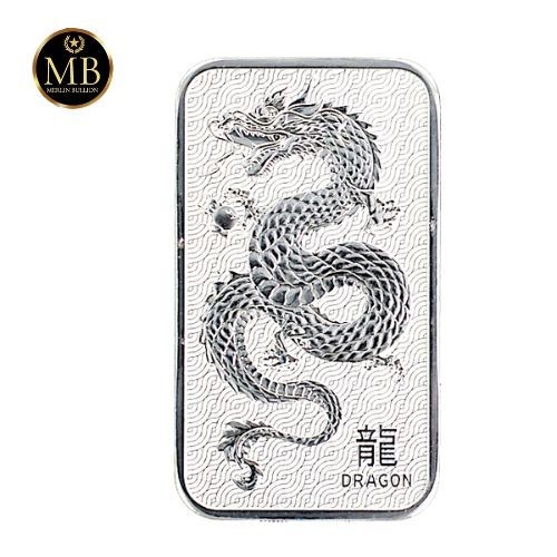 2025 SILVER BATANGAN 1 OZ DRAGON / NAGA PERTH MINT 999