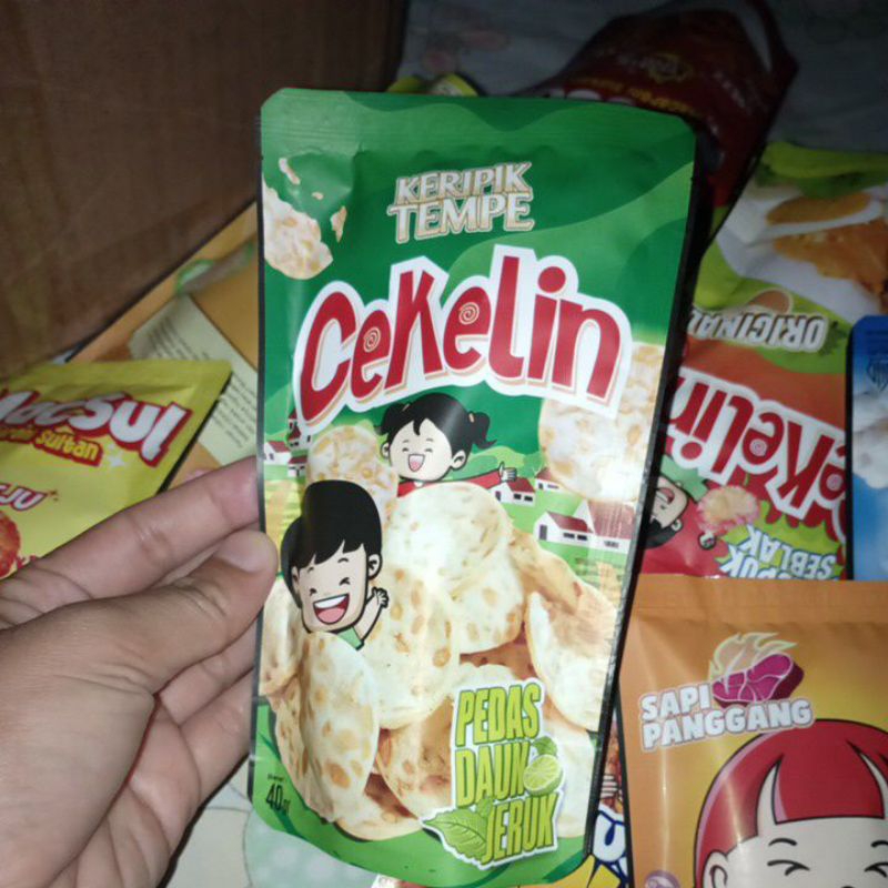 

CEKELIN TEMPE KRIPIK PEDAS DAUN JERUK 40gr