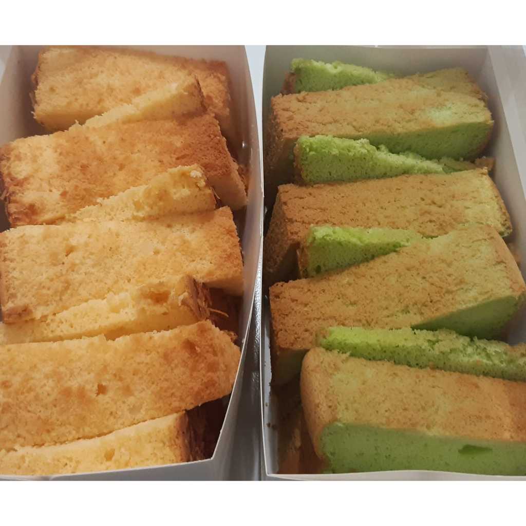 

Bolu Chiffon 1/2 Loyang Rasa Pandan atau Keju