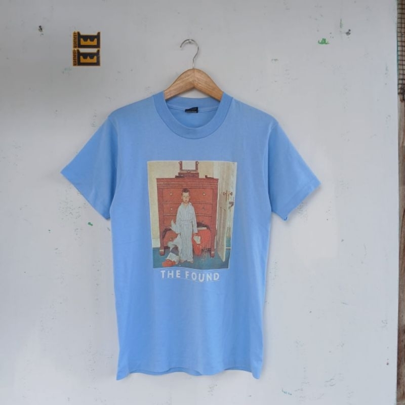 Kaos Vintage 80s Norman Rockwell art "DISCOVERY"