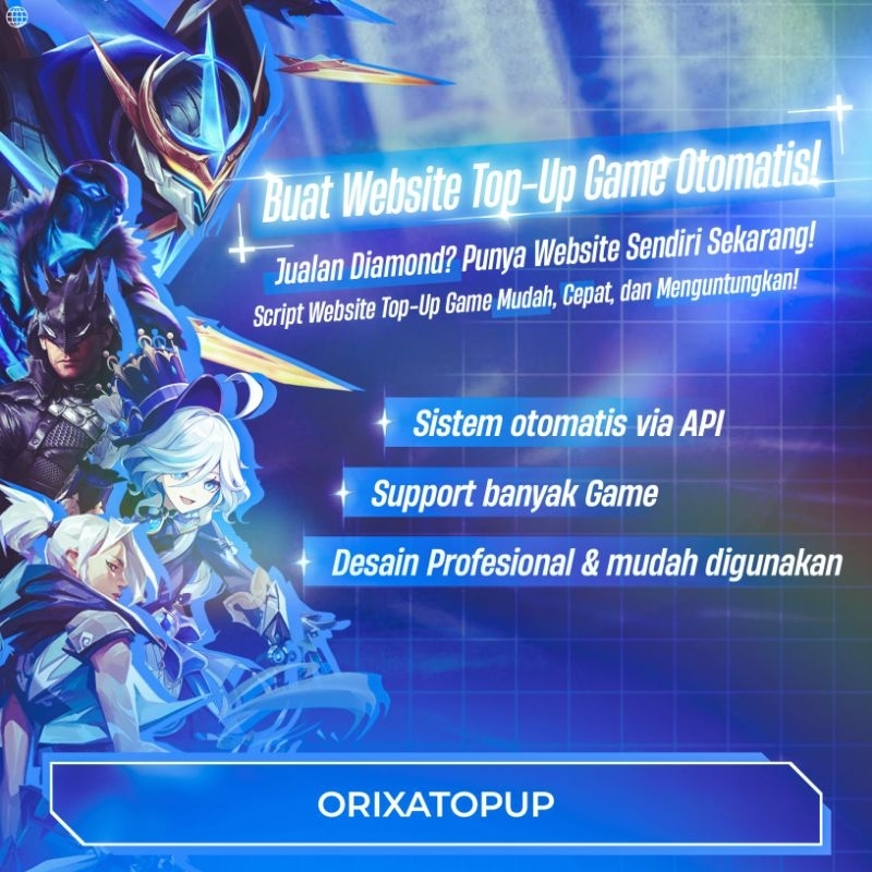 Script Website TopUp Game | Full Fitur | Full Script