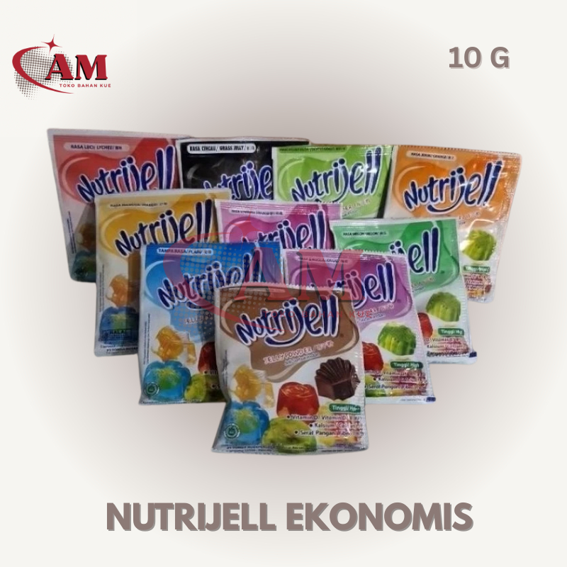 

(READY MEDAN) ECER NUTRIJELL KEMASAN EKONOMIS VARIAN BUAH / NUTRIJEL AGAR 10 GR / BUBUK AGAR JELLY