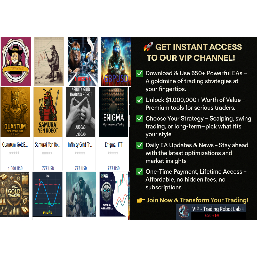 Expert Advisor Trading Gold, Crypto, Forex