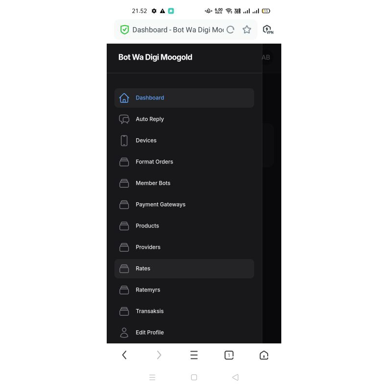 Script Bot WhatsApp TopUp Game & PPOB