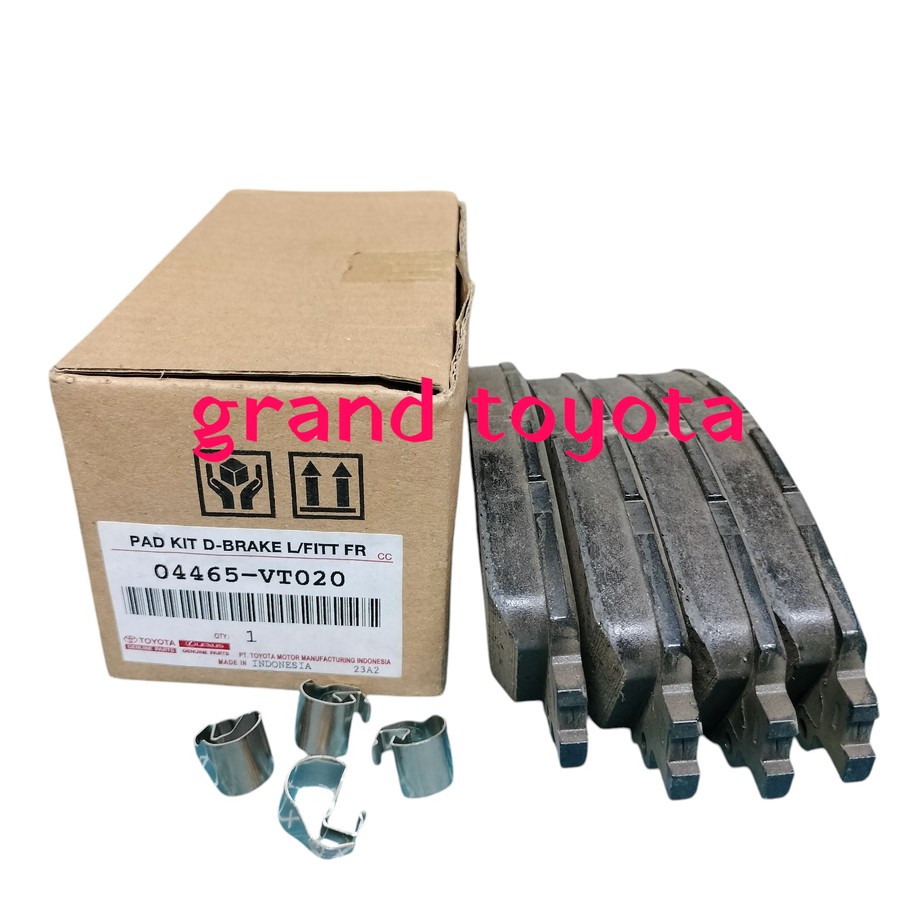 Brake Pad Kampas Rem Depan Innova Zenix Original 04465-VT020