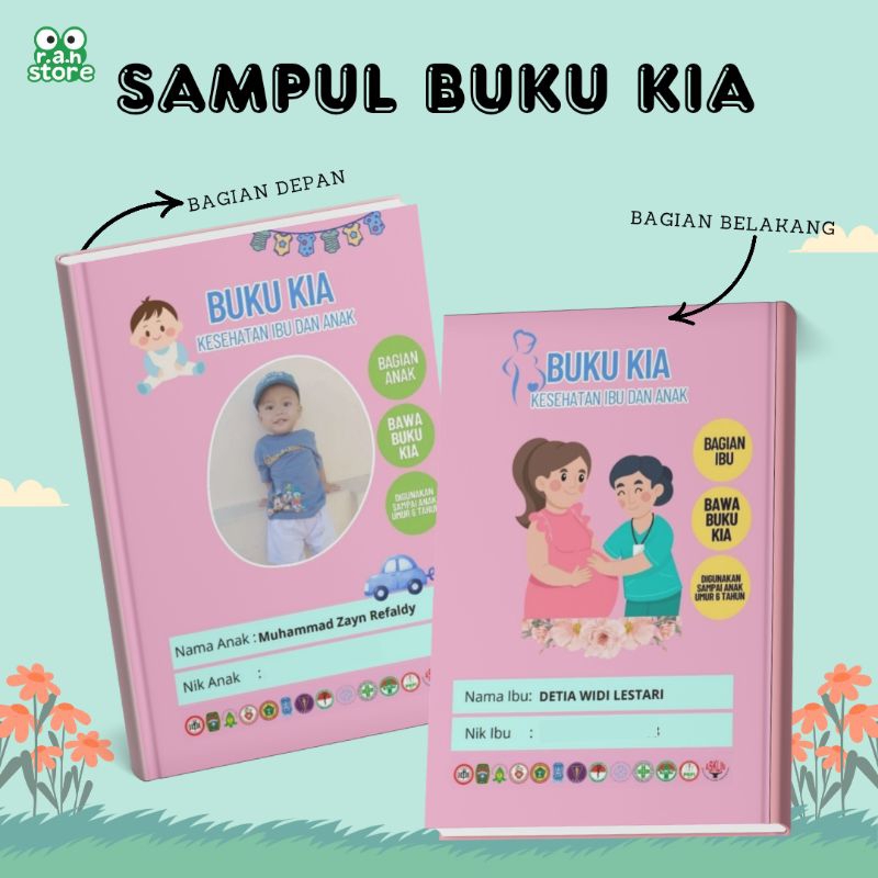 

CUSTOM SAMPUL KIA / BUKU KIA / BUKU IBU DAN ANAK