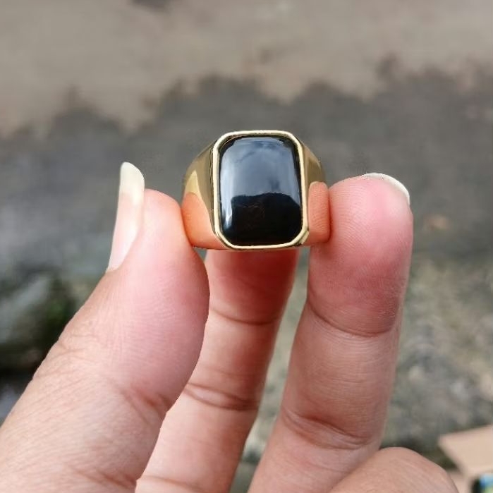 cincin batu yaman wulung cibet  kotak natural