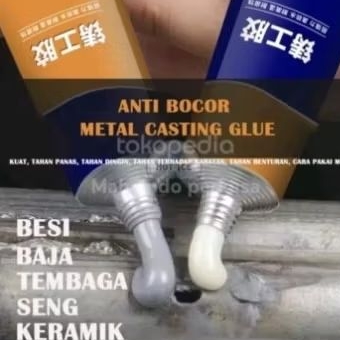 

Lem AB epoxy lem besi lem baja lem matrial serbaguna 100gram