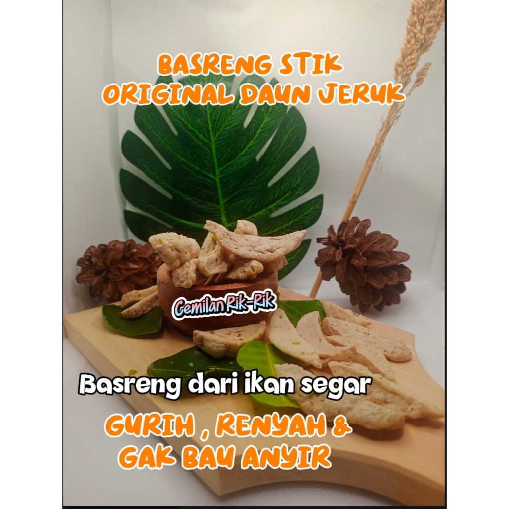 

Basreng Daun Jeruk – Rasa Original, Aroma Wangi, Super Renyah