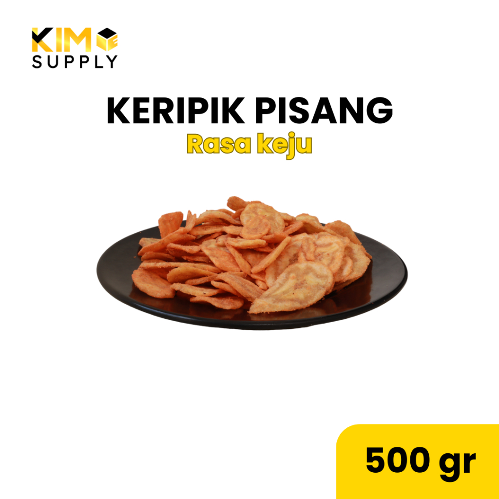 

KERIPIK PISANG KEJU (500GR) snack cemilan makanan kekinian termurah