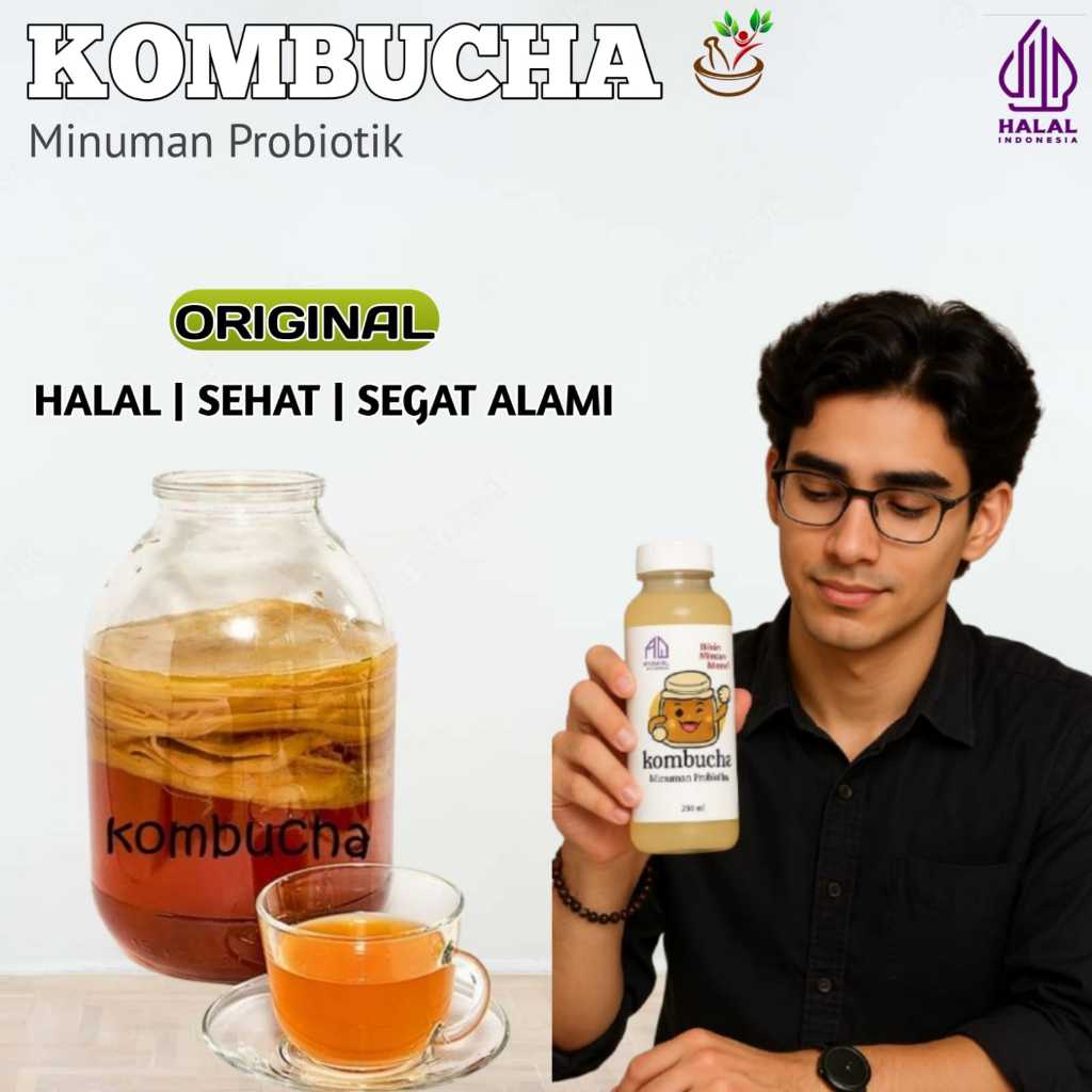

TELARIS Minuman Teh KOMBUCHA Seger Bisa Merem Melek BISA COD ORIGINAL