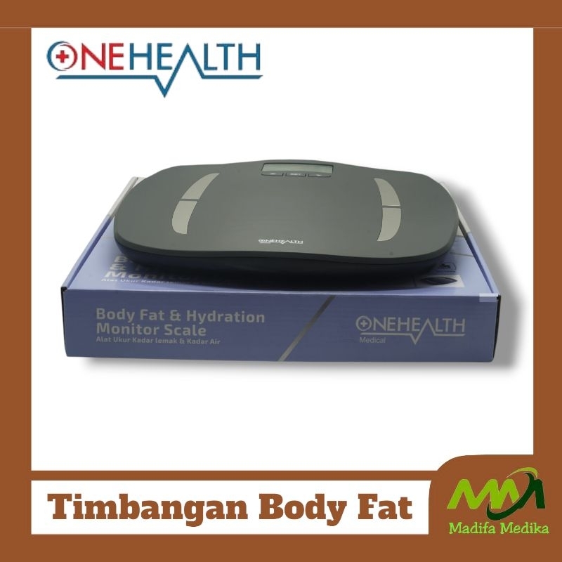Timbangan Body Fat OneHealth  Body Fat & Hydration  Monitor Scale