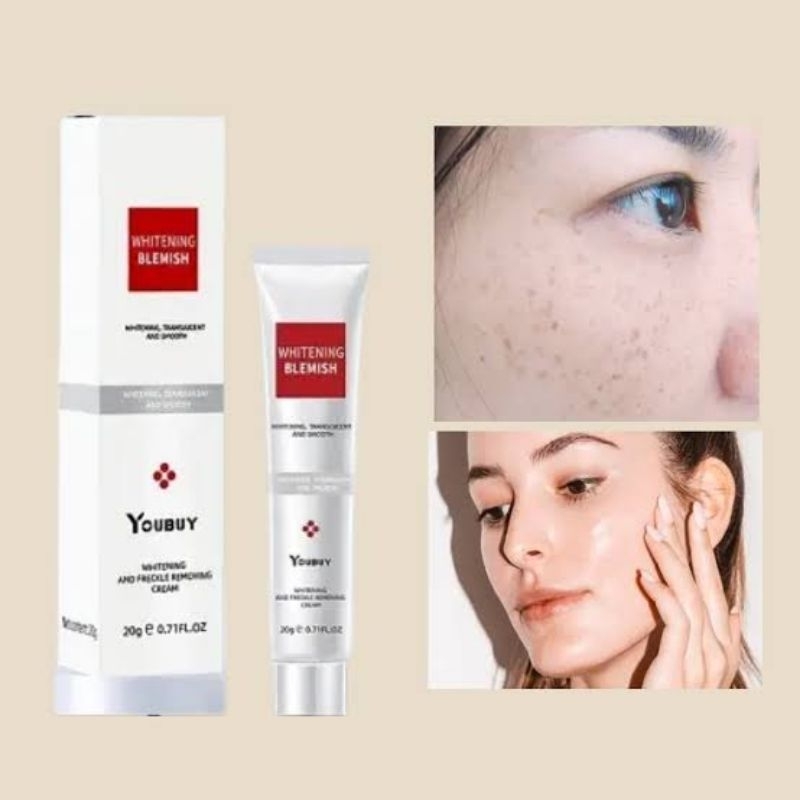 YOUBUY Whitening and freckle removing cream lights spots cream flek
