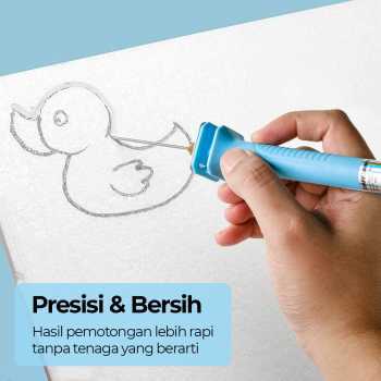 

Taffware Pemotong Styrofoam Gabus Polystyrene Cutting Machine 10cm 30W - CT10 - Blue/Biru Garansi