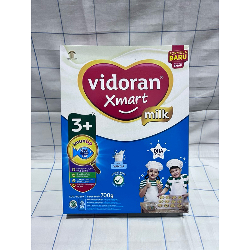 

VIDORAN XMART 3+ IMUNUP VANILA 700 GR SUSU FORMULA