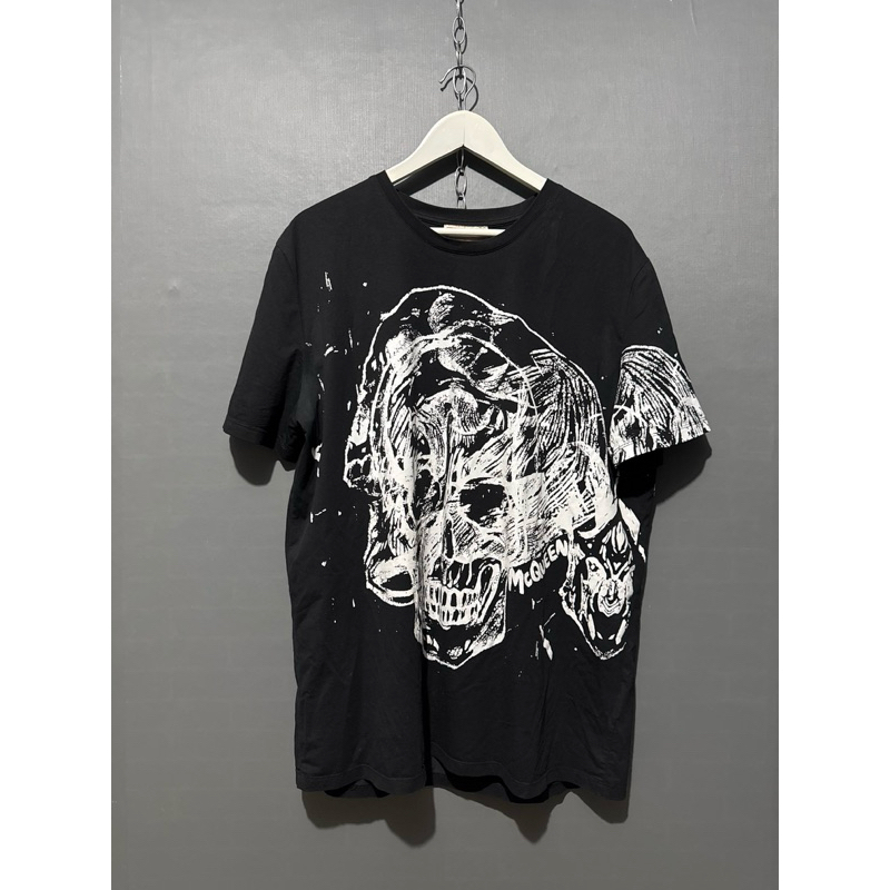 ALEXANDER MCQUEEN SKULL AOP PRINTED TSHIRT SECOND USED