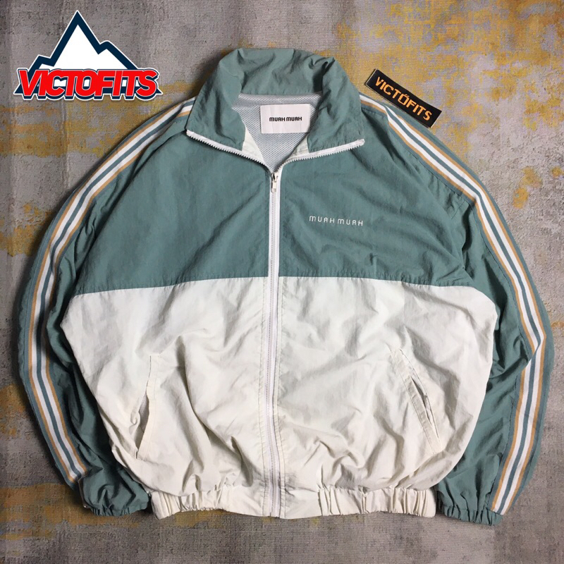 Jaket Windbreaker Muah Muah