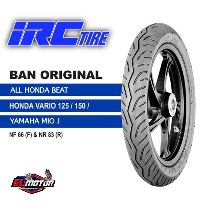 BAN DEPAN MATIC TUBELESS RING 14 IRC 80/90-14