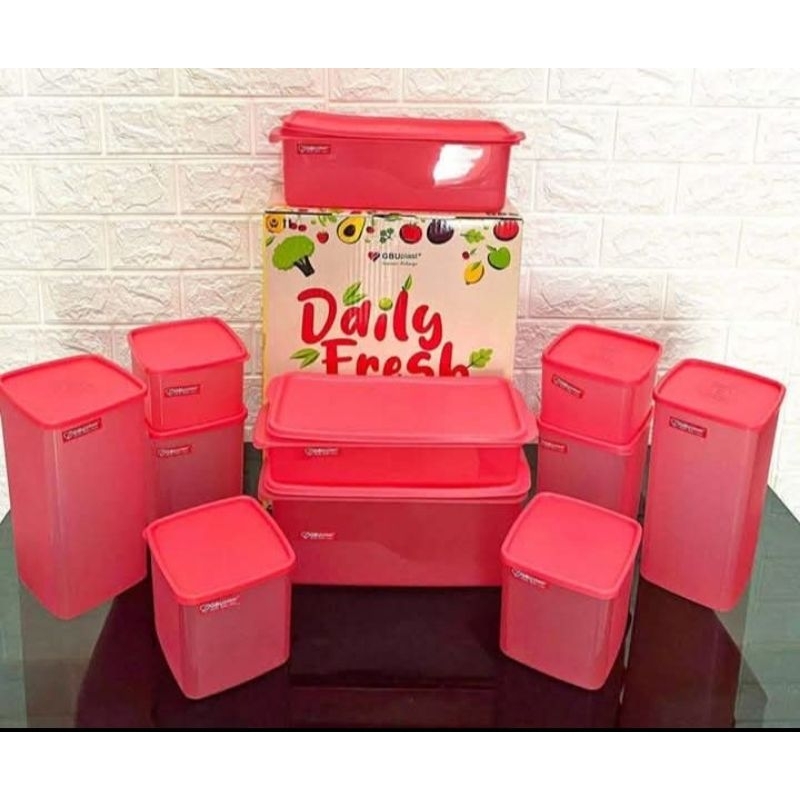 Daily fresh set 11 pcs ala tuppy/Daily fresh