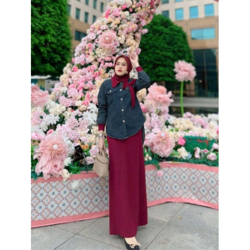 Setelan Rok  Lara Denim Ella Trendy