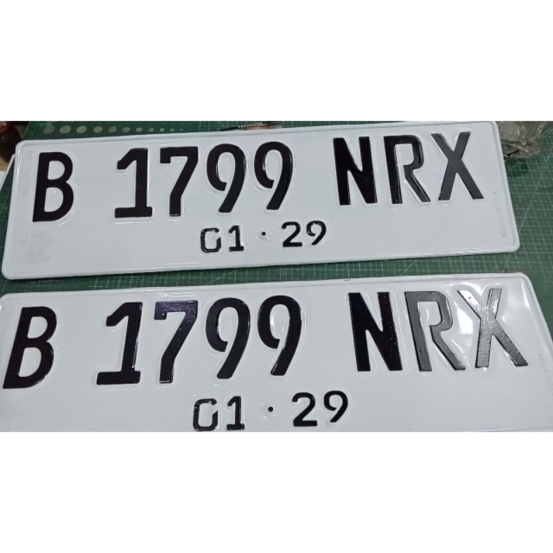 VARIASI PLAT MOBIL STANDAR