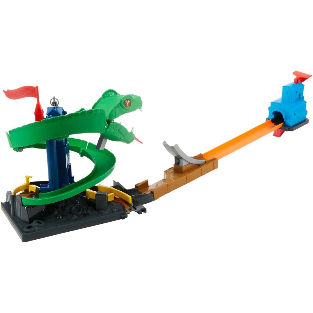 Hot Wheels City Cobra Crush Connectable Play Set ORIGINAL, PRELOVED