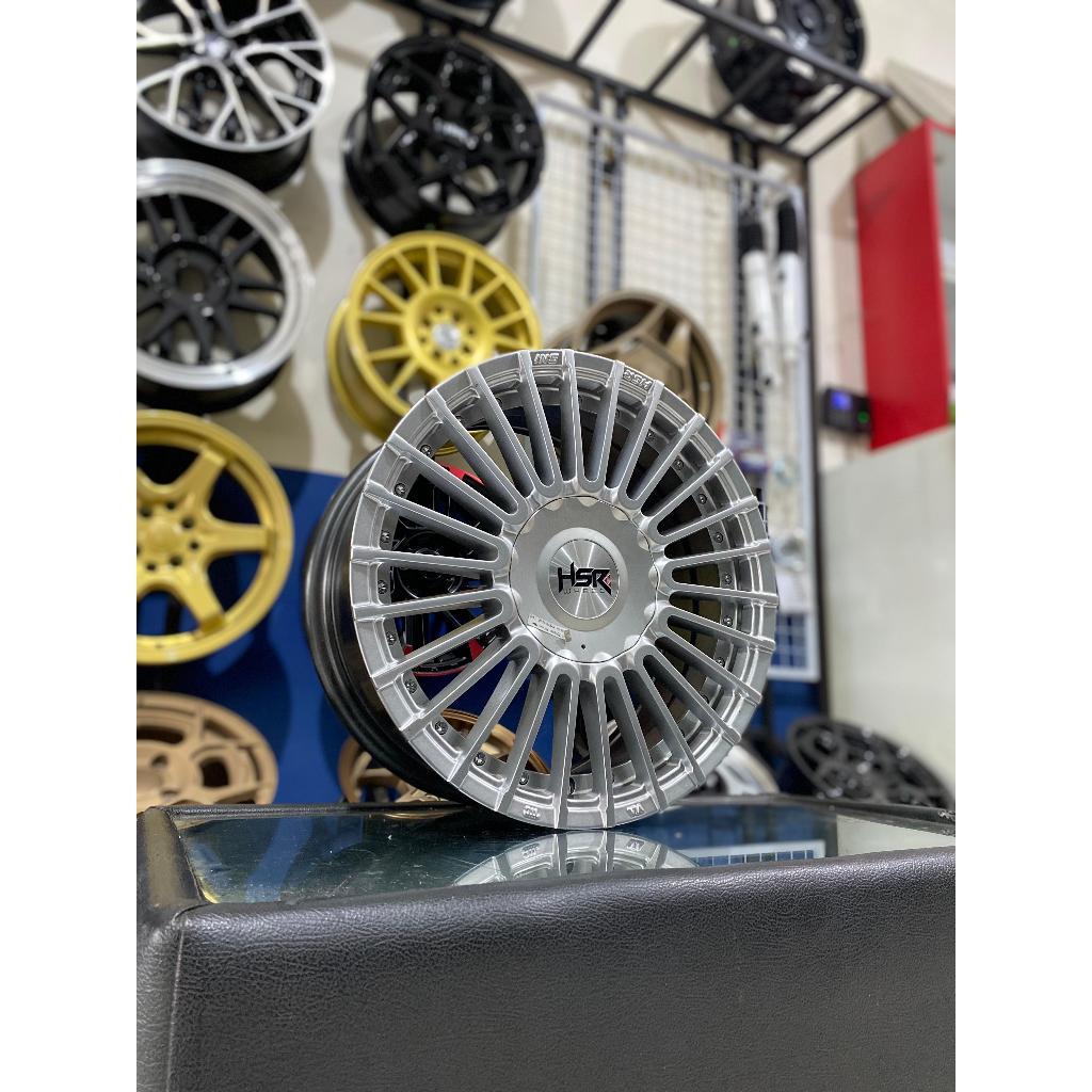 Hsr Amarasi Ring 15 Pcd 5X100/114,3 Double Pcd Glossy Silver Colour