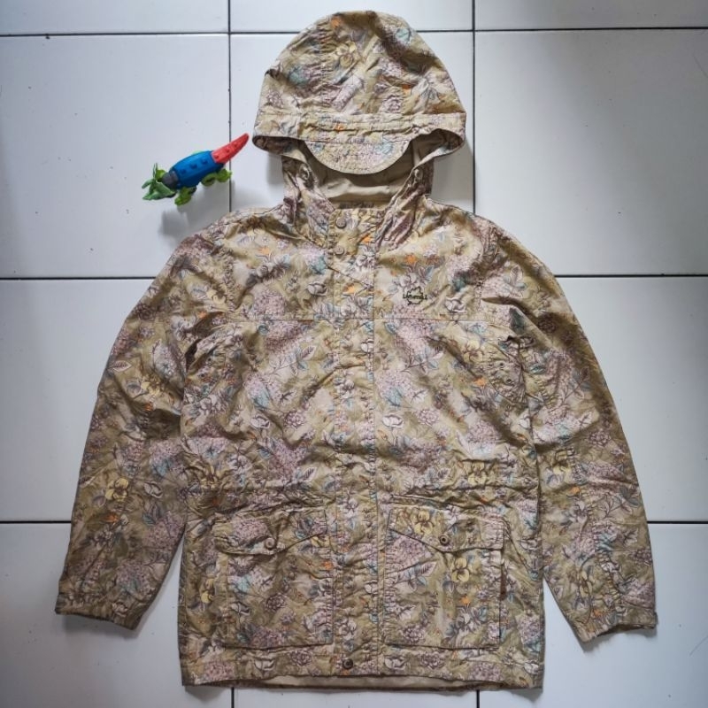 Jaket Outdoor Parka Anak Perempuan LAFUMA Vintage Motif Bunga Original 100% Second Preloved Branded 