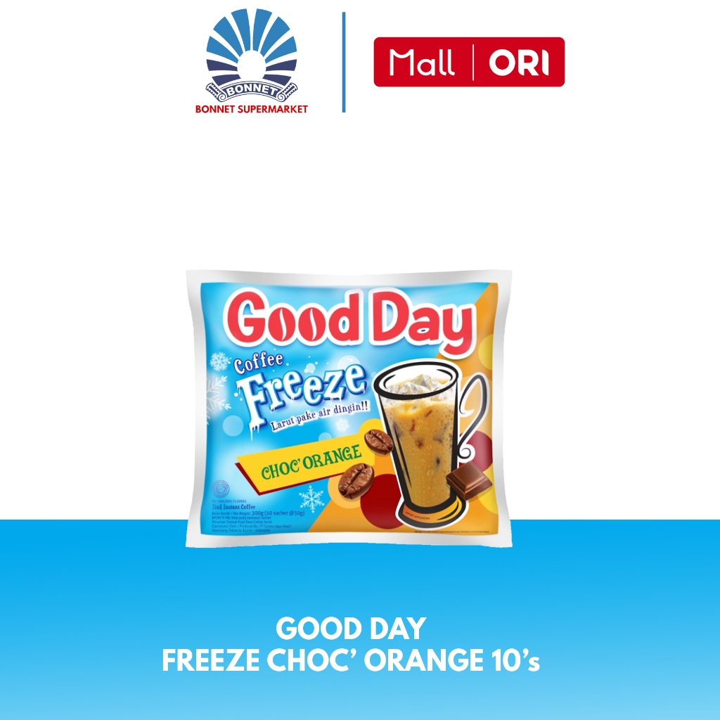 

Good Day Freeze Choc'O'Range Bag (10 Sachet @30g) 8991002103641