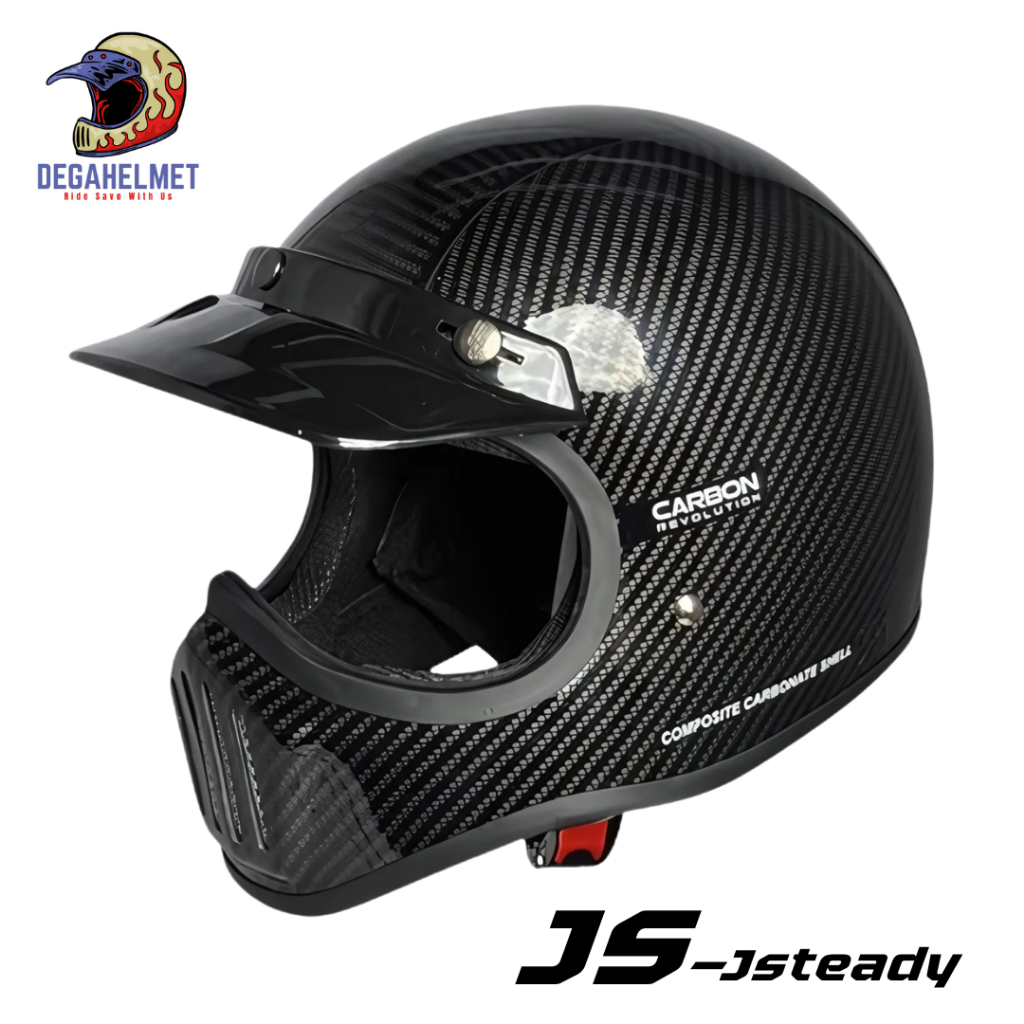 Helm JS Cakil Full Face Original Motif