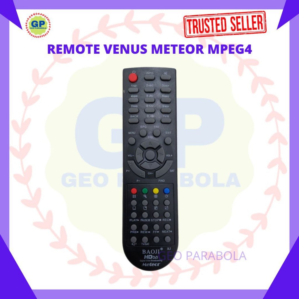 REMOTE RECEIVER VENUS METEOR / JUKE / INNOVA / INOVA HD / MIRAGE / YARIS NINMEDIA WITH MPEG2 SUPPORT