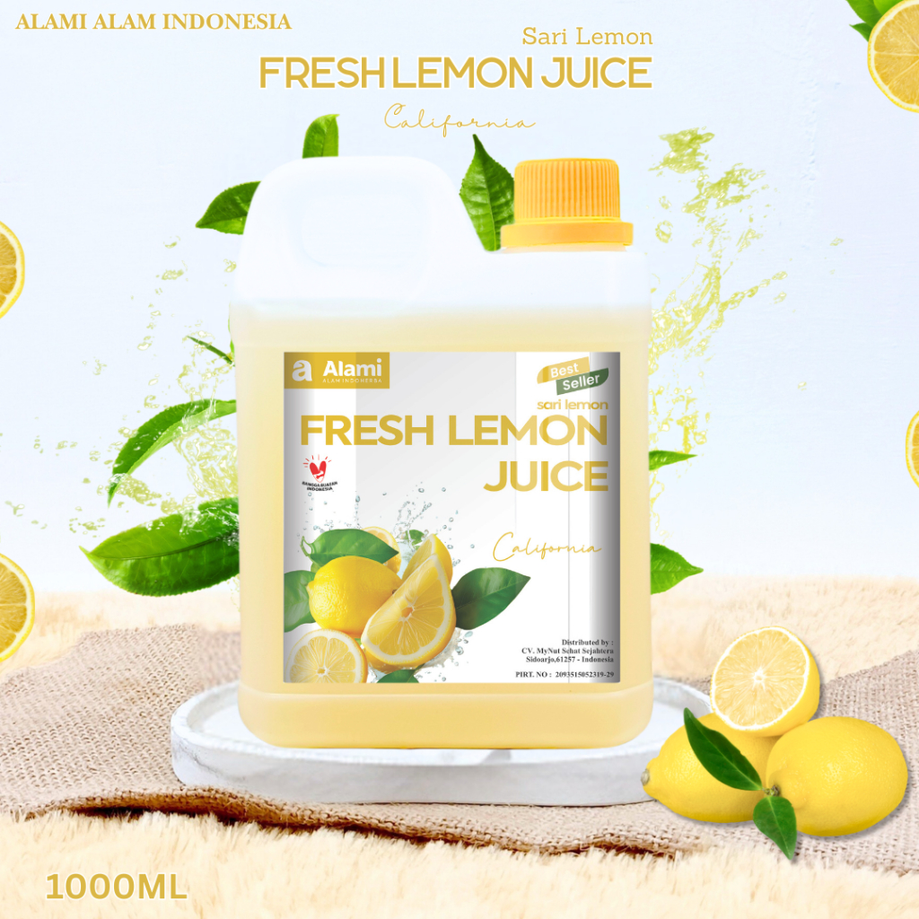 

ALAMI SARI LEMON 1000 ML FRESH LEMON JUICE 100% ORIGINAL